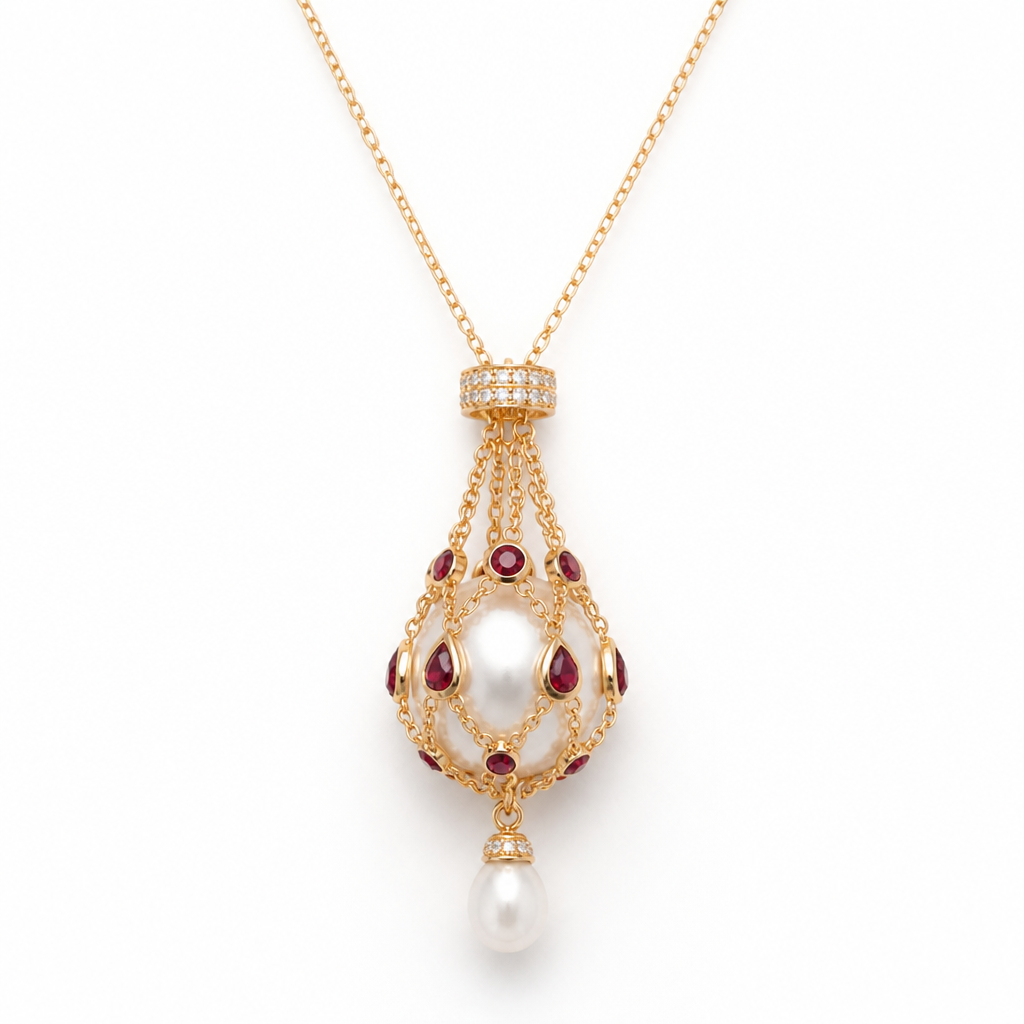 LunaPearl™ Pendant — Ignite Your Confidence with Every Elegant, One-of-a-Kind Glow
