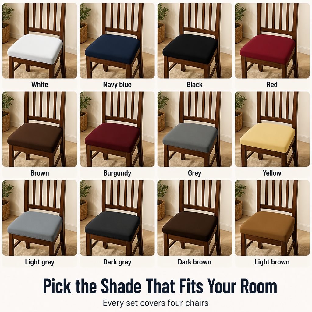 FlexiSeat™ — Wrap Your Chairs in Flawless Comfort and Effortless Elegance Every Day