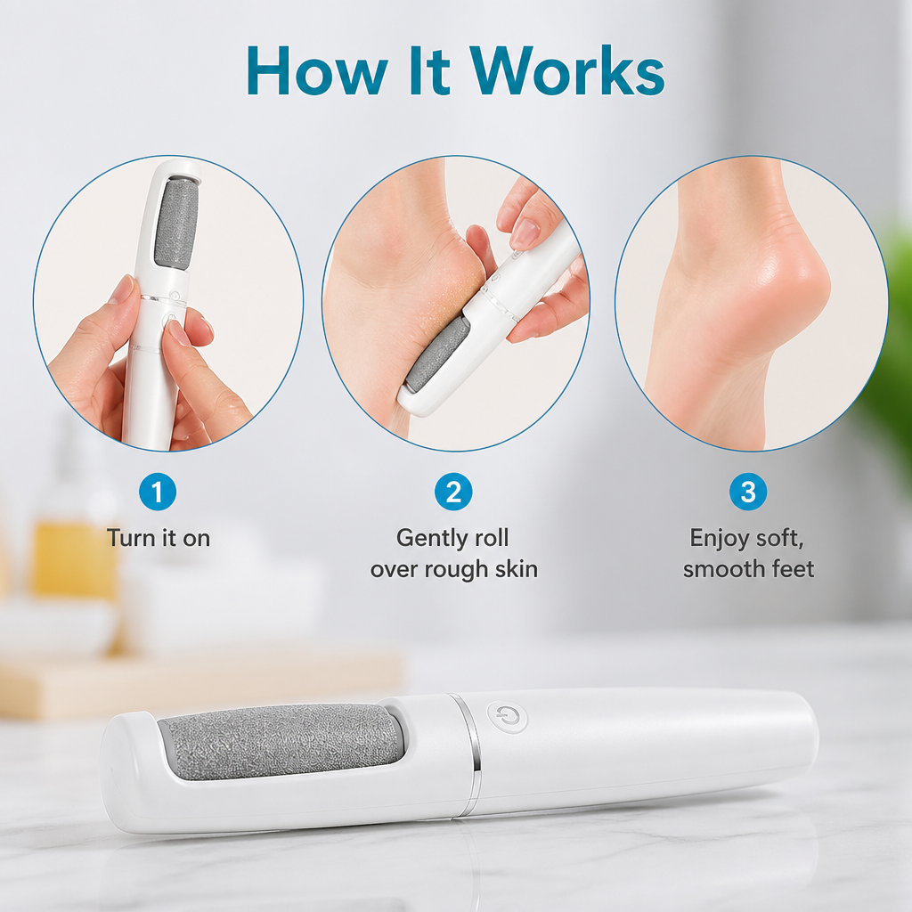 VeluSmooth™ — Transform Rough, Cracked Feet into Silky, Show-Off-Worthy Softness Instantly