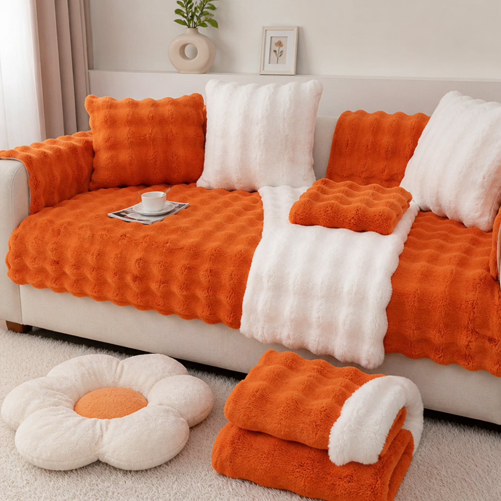 VeloraSoft™ — Wrap Your Furniture in Unshakable Warmth and Pet-Proof Comfort