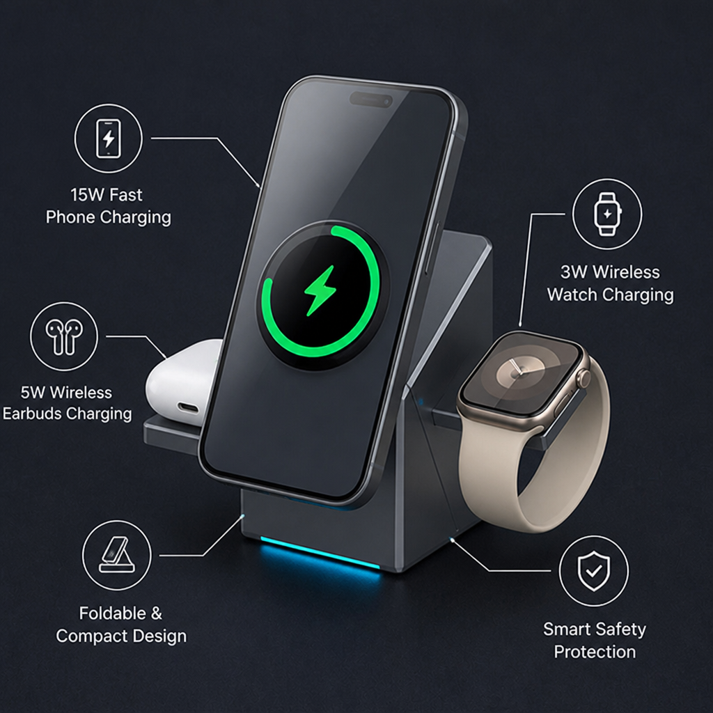 FluxCharge™ — Instantly Power Every Device Without the Clutter or Chaos