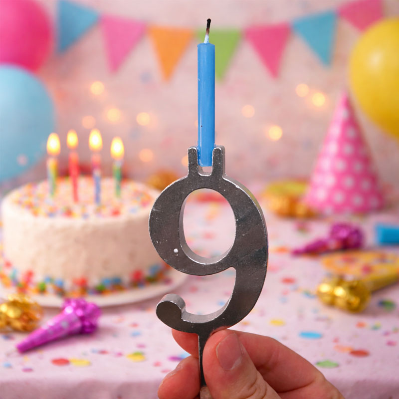 Digital Candle Holder Set — Make Every Cake a Sparkling Star of Celebrations