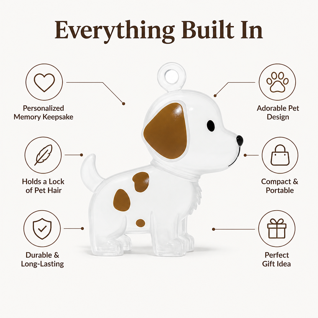 LumaPaw™ Memory Charm — Carry Your Pet’s Love Close to Your Heart Every Day