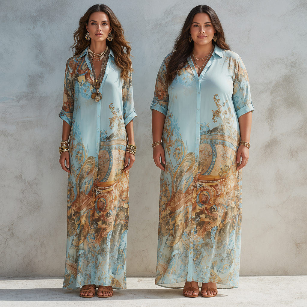 Solarece™ Maxi Dress — Feel Unstoppable in Featherlight Summer Elegance
