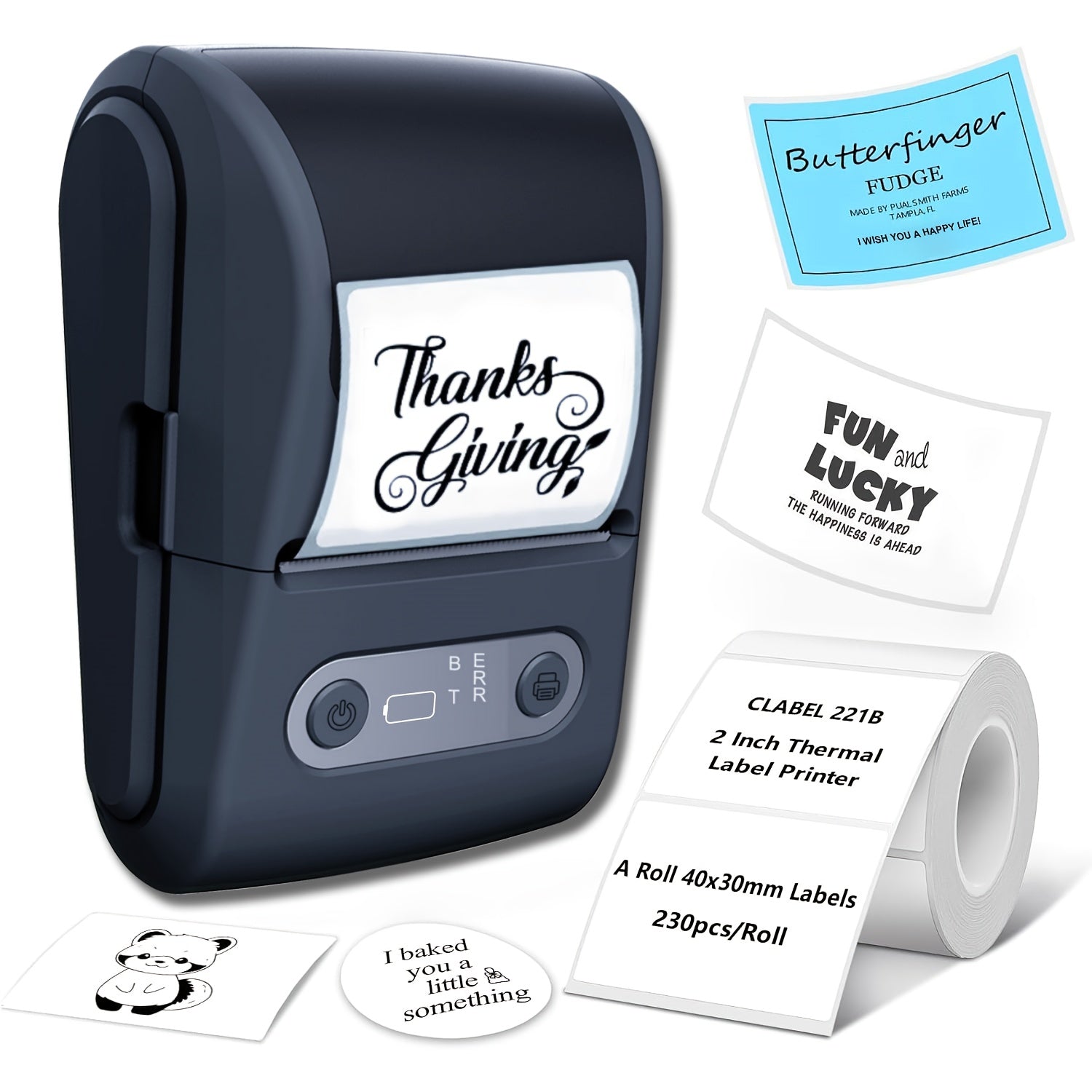 Compact Label Printer for Effortless, Ink-Free Labeling Anytime