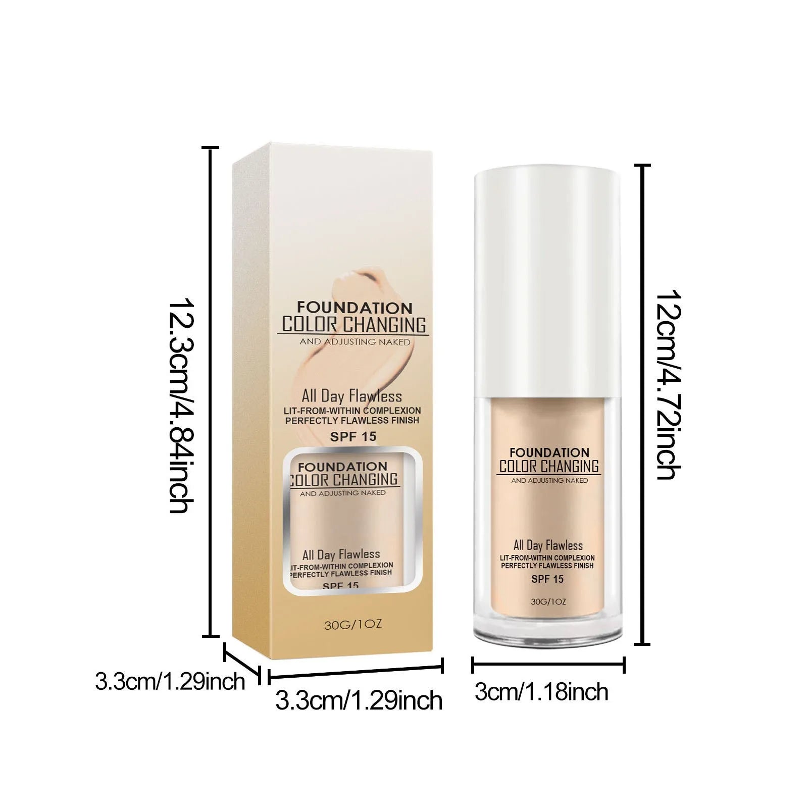 LuminaVeil™ — Glow Confidently with All-Day Flawless, Weightless Radiance