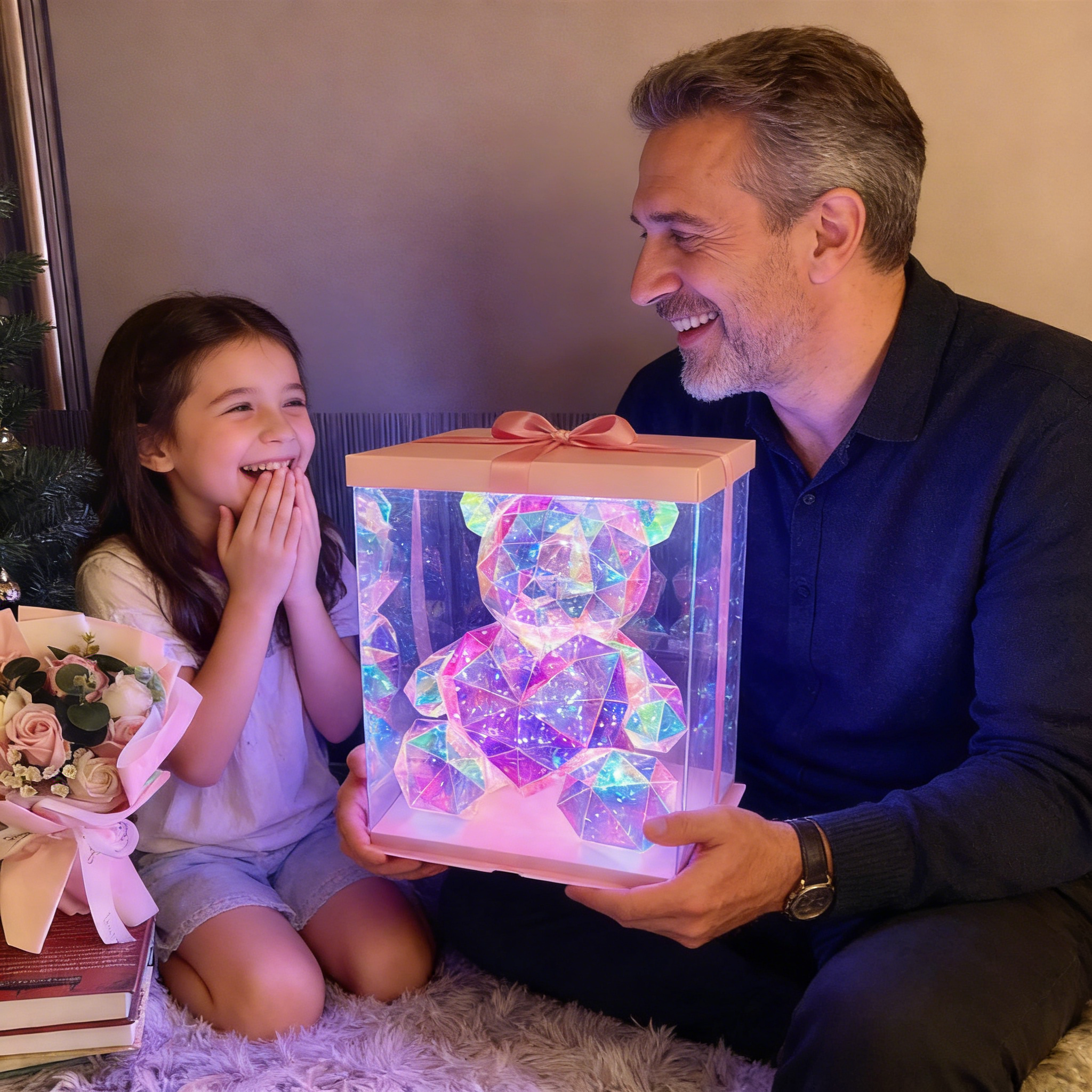Glow-in-the-Dark Cuddly Bear – A Heartwarming Plush Toy