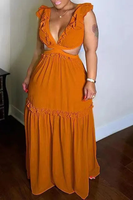 LuxeLure™ Dress V-Neck — Shape Your Curves, Own Every Glance with Effortless All-Day Glamour