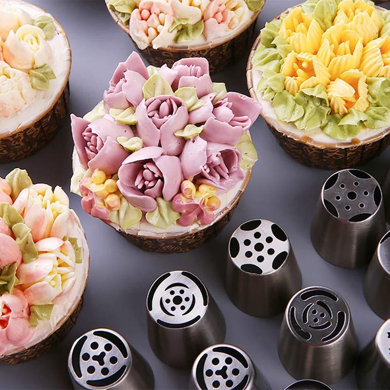 Flower Frosting Tips Nozzles for Cake Decorating