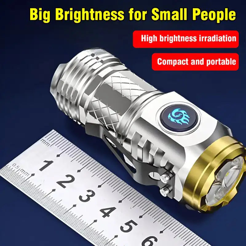 LumaBolt™ Pro Flashlight — Own the Night with Unstoppable, Pocket-Sized Power
