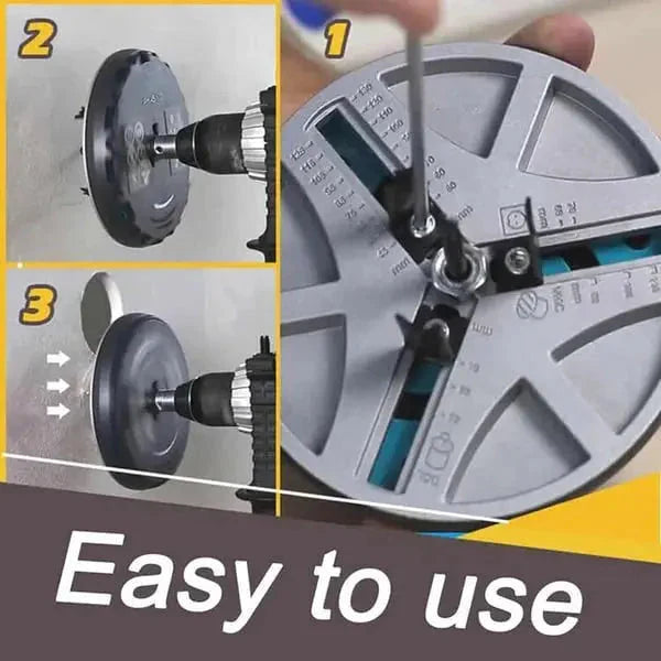 Adjustable Circular Cutter Drill Attachment | Variable Hole Cutter | Precise Cuts | DrillForm