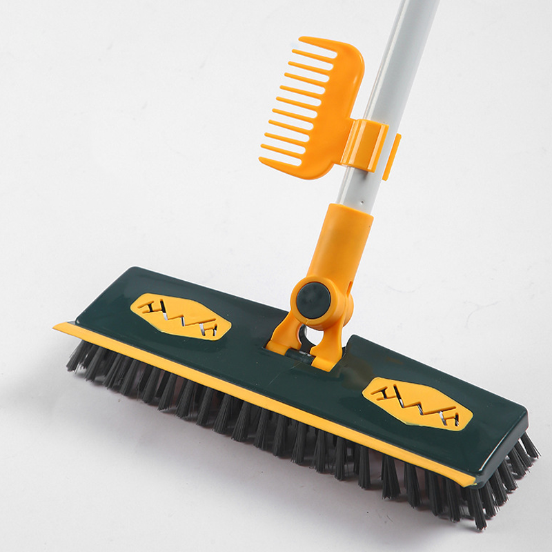 2-in-1 Floor Scrubber for Effortless Shine and Corner Cleaning