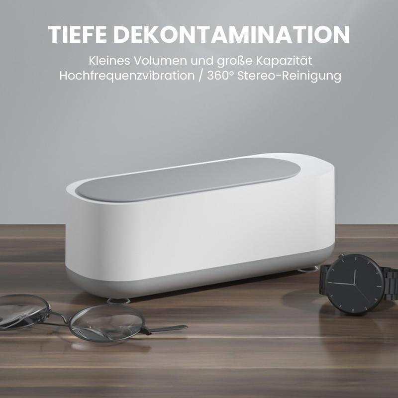 Ultrasonic Cleaner | 360° Thorough Cleaning | For Glasses & Jewelry | Portable | SonicPure