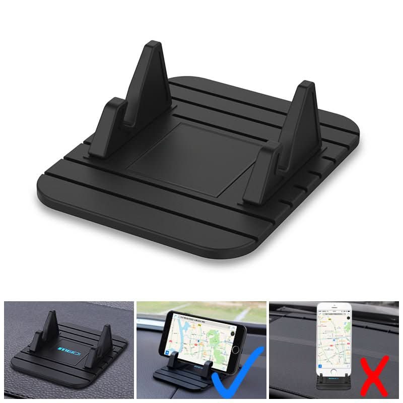 Car Cell Phone Holder | Dashboard Mounting | Non-Slip Silicone Pad | GripMate