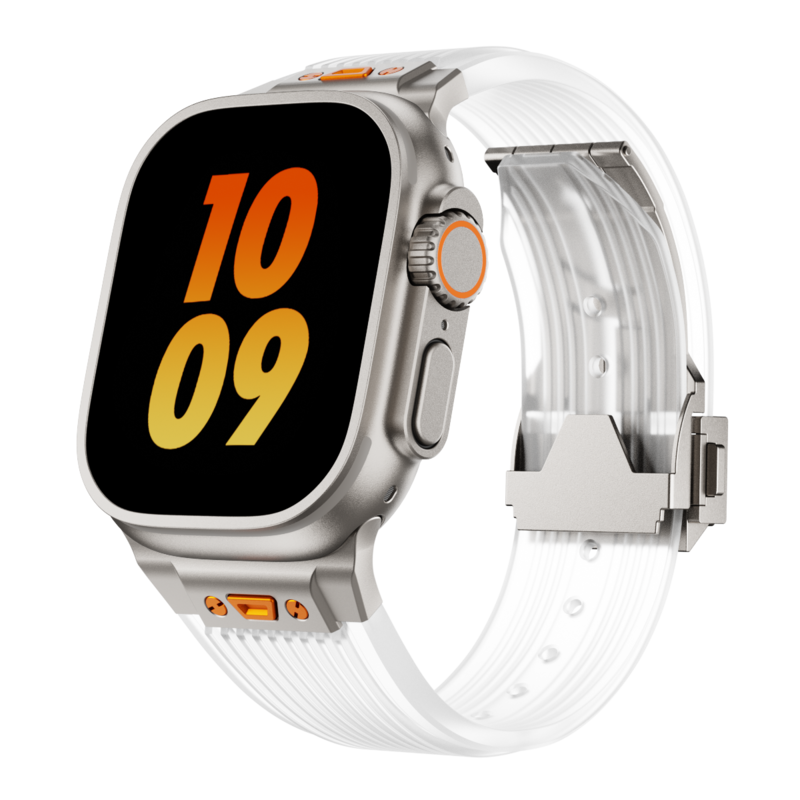Clear Silicone Strap for Smartwatch