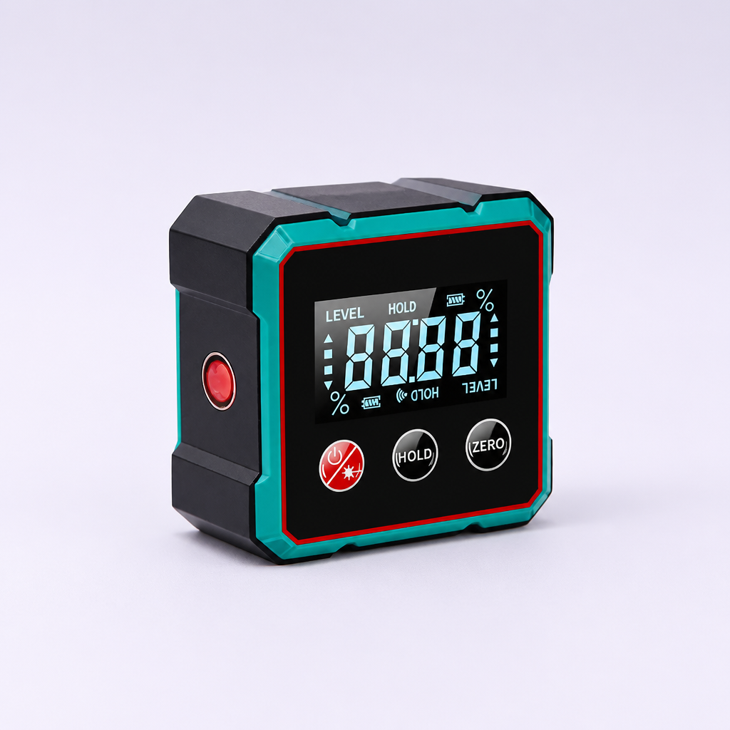 FluxEdge™ Digital Angle Gauge — Master Every Angle with Unshakable Precision and Hands-Free Control