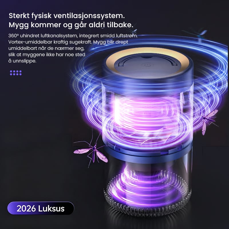 UV Light Mosquito Lamp with Suction Fan