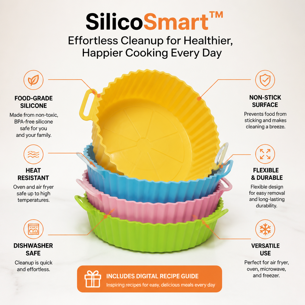 SilicoSmart™ — Effortless Cleanup for Healthier, Happier Cooking Every Day