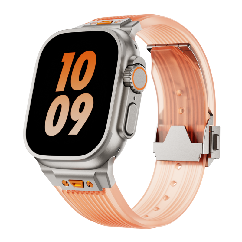 Clear Silicone Strap for Smartwatch
