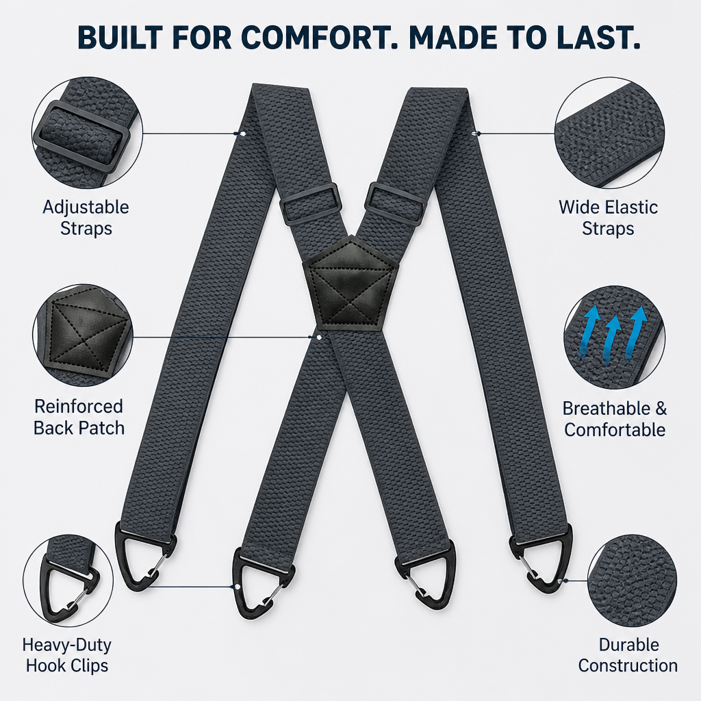 IronHold™ Suspenders — Rock-Solid Support That Never Lets You Down