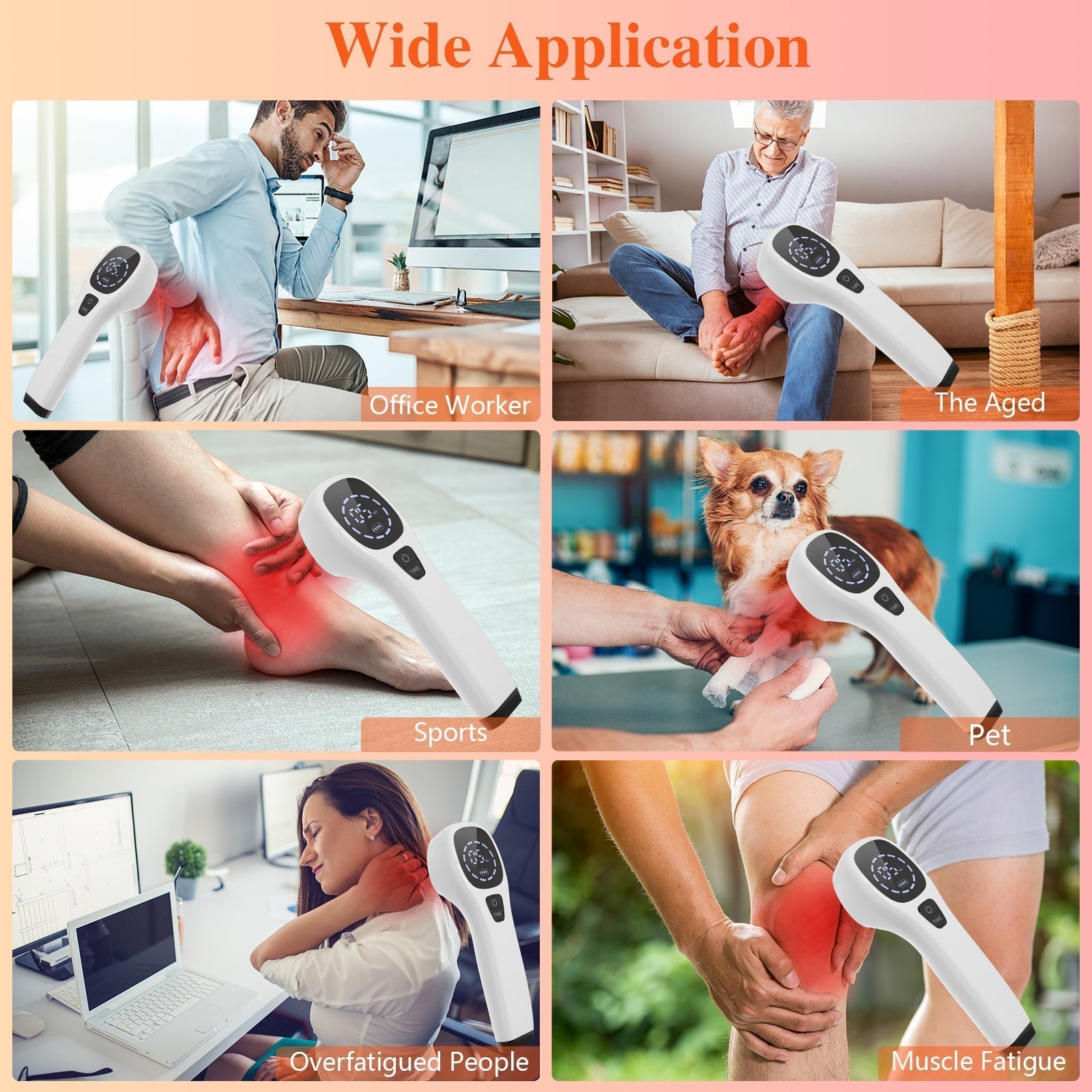 Advanced Cold Laser Therapy Device for Muscle Pain Relief