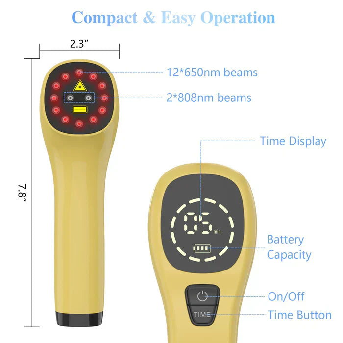 Portable Cold Laser Therapy Device for Pets - Home Use