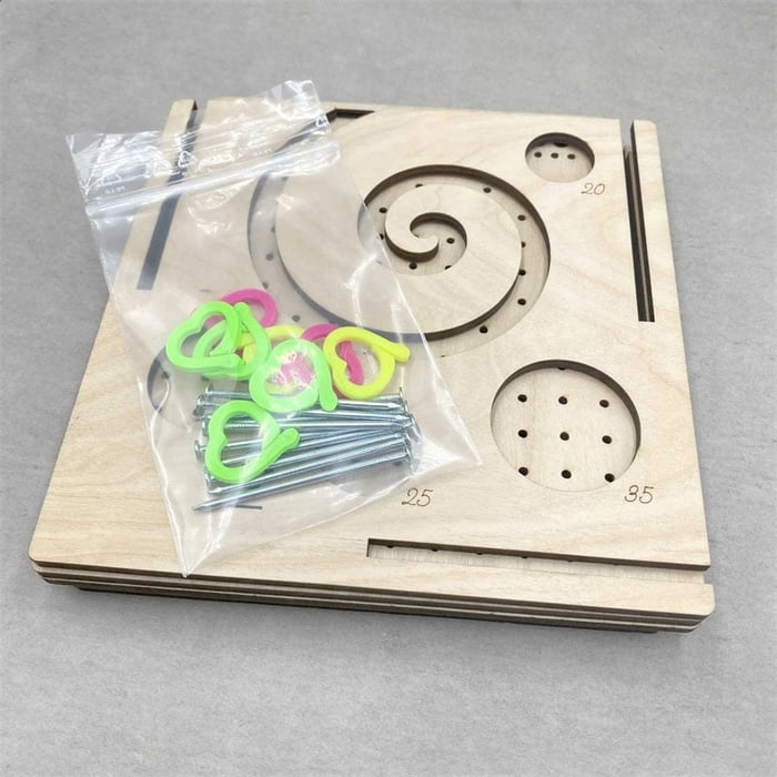 Tangle-Free Crafting Joy | Storage for Needles Scissors Supplies | Seamless Thread Movement Without Snags | KnitNest