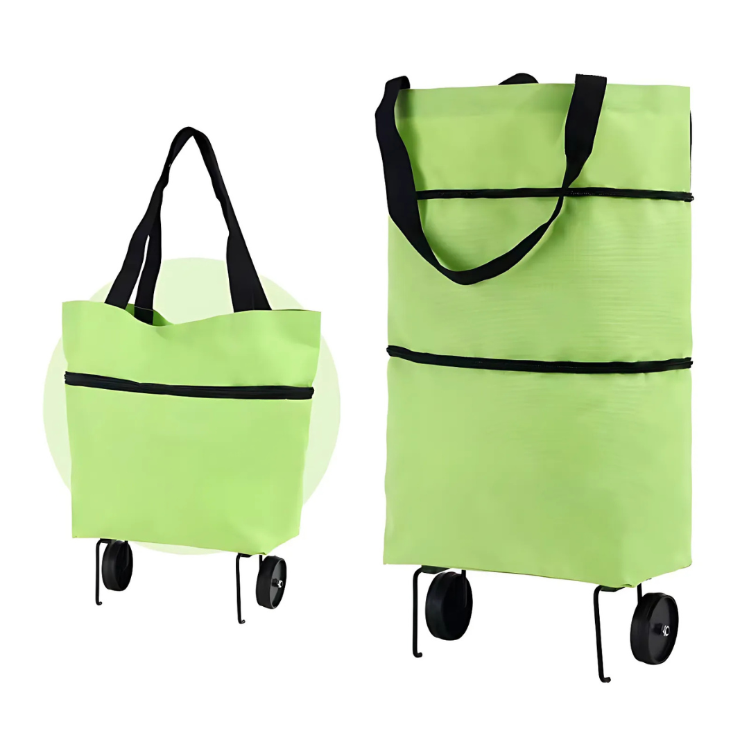 Shopping Cart | Collapsible Rolling Bag | Lightweight Carrier | Icone