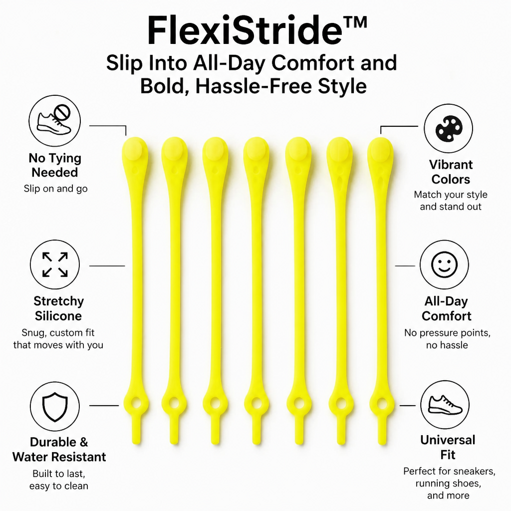FlexiStride™ — Slip Into All-Day Comfort and Bold, Hassle-Free Style