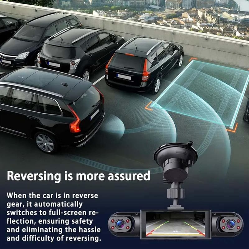 4-Channel Dashboard Camera – Comprehensive Protection for Worry-Free Driving