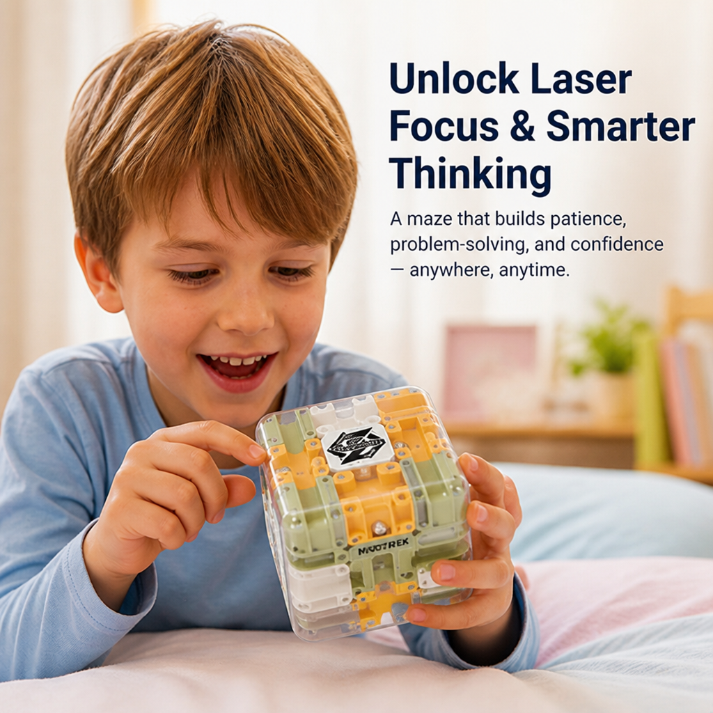 MindTrek™ Maze Cube — Unlock Unshakeable Focus and Brain Power Anywhere You Go