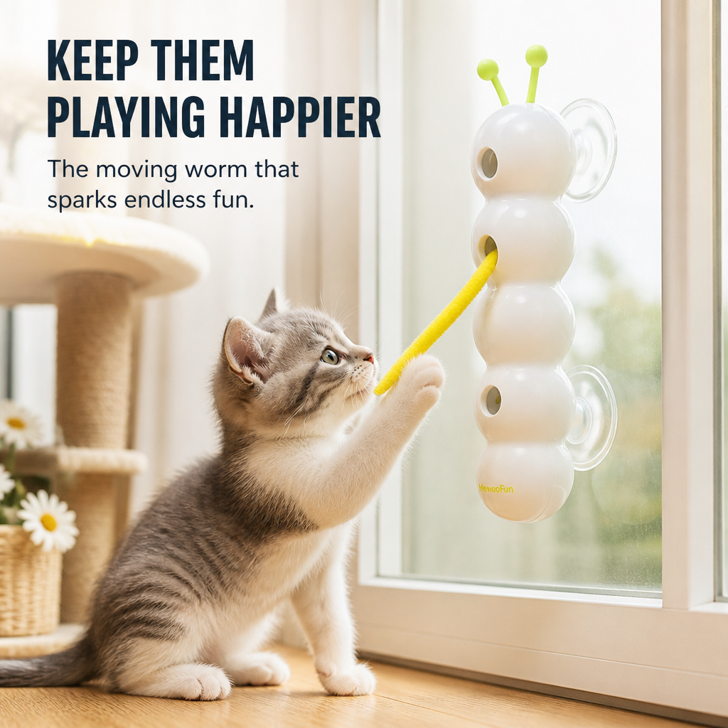 WhiskerTwist™ — Ignite Your Cat’s Wild Instincts for Endless Indoor Adventure