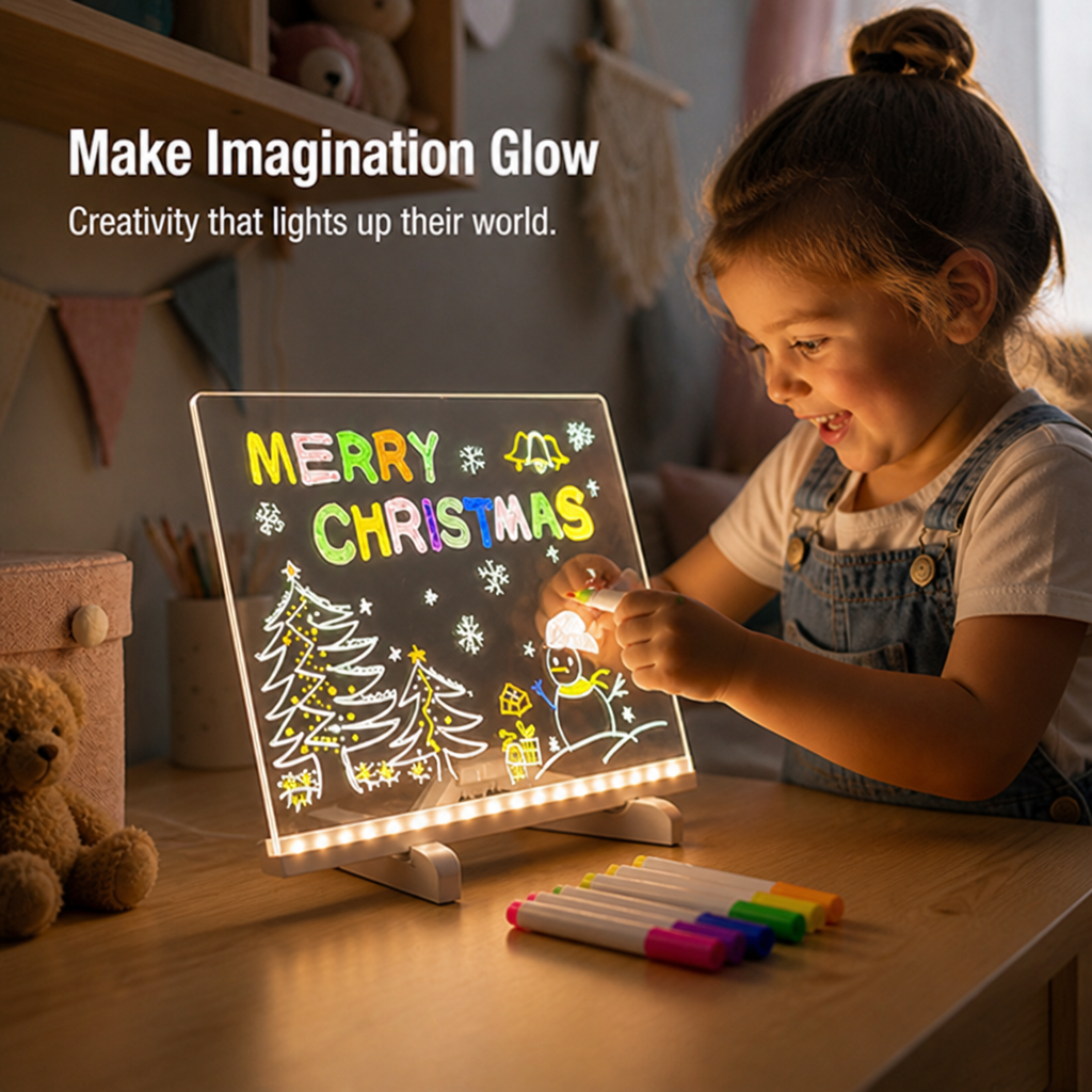 BrightSpark™ — Ignite Endless Creativity and Confidence with Every Glowing Stroke