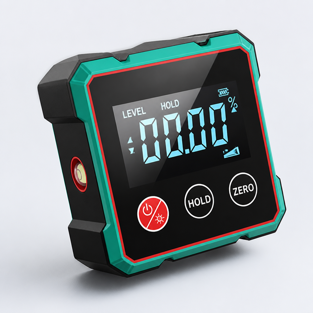 FluxEdge™ Digital Angle Gauge — Master Every Angle with Unshakable Precision and Hands-Free Control