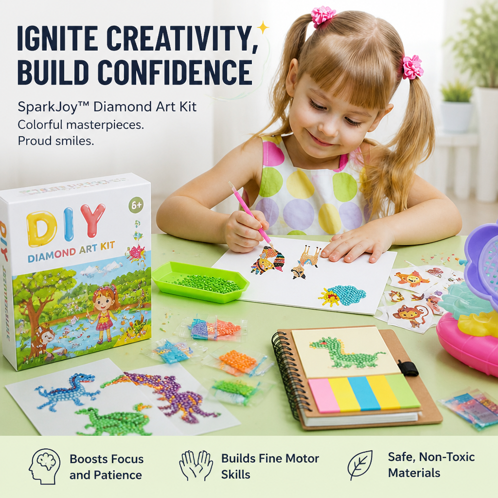 SparkJoy™ — Ignite Your Child’s Confidence with Every Sparkling Masterpiece