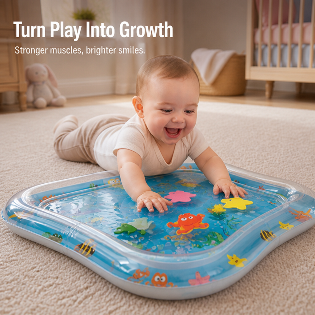 WaveBright™ — Turn Tummy Time Into Your Baby’s Favorite Muscle-Building Adventure