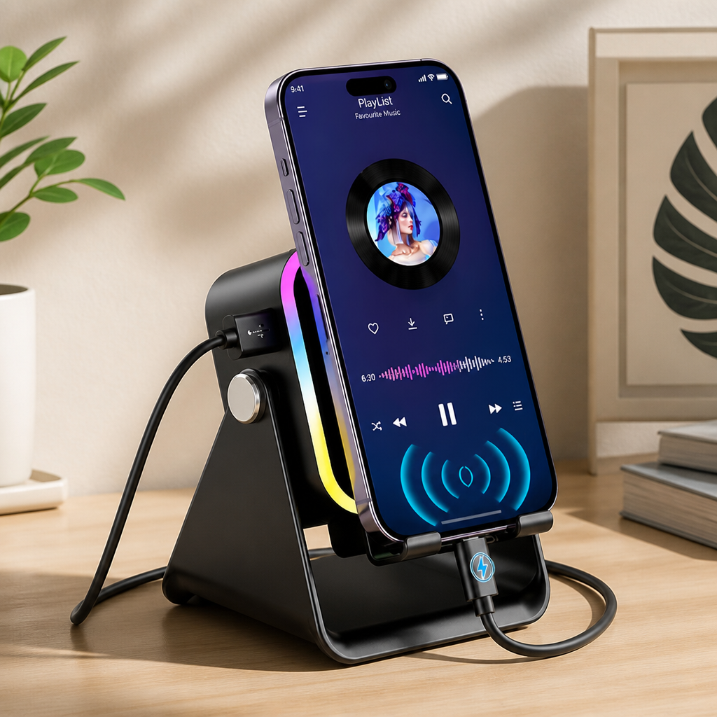 SoundFlect™ — Instantly Transform Your Desk into a Powerhouse of Sound, Light, and Style