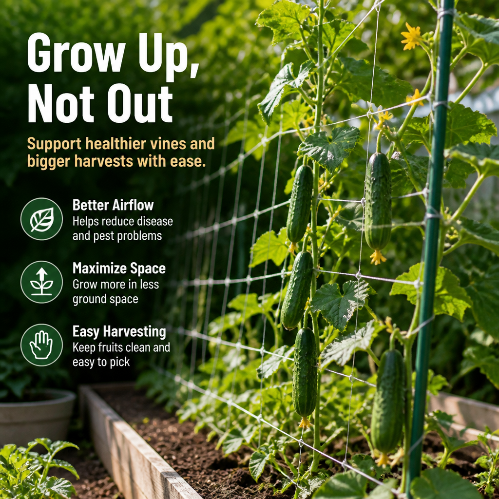 SkyClimb™ — Elevate Your Garden for Bigger, Cleaner Harvests Without the Backache