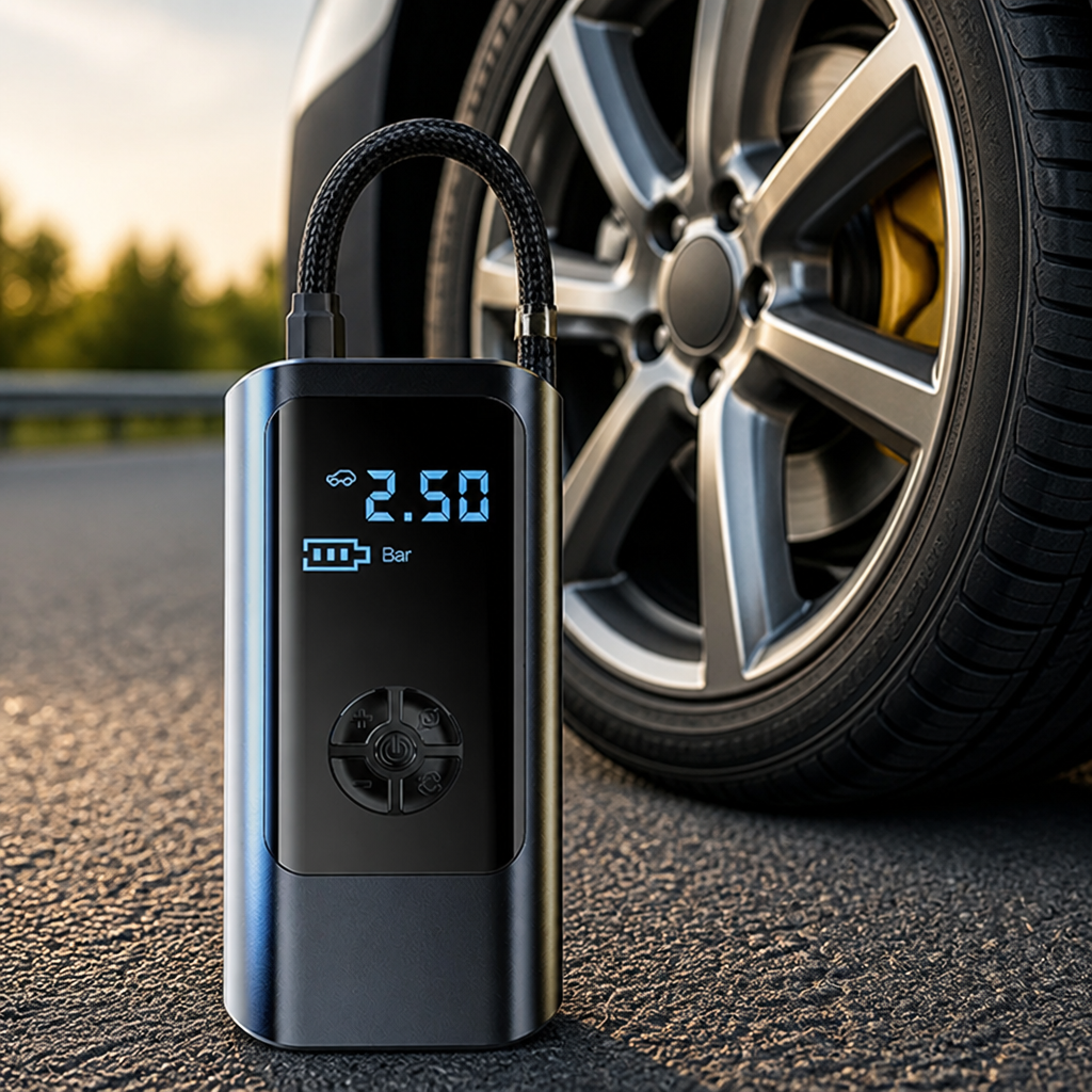 PowerPulse™ Portable Air Compressor — Take Control of Every Journey with Lightning-Fast, Worry-Free Tire Power
