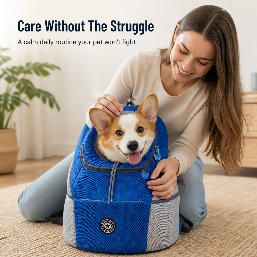TrailPaw™ Carrier — Effortless Comfort and Safety for Every Adventure with Your Dog