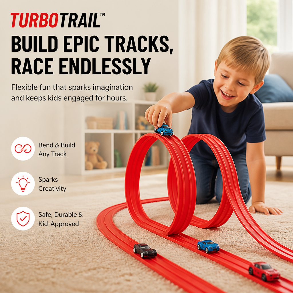 TurboTrail™ — Ignite Their Imagination and Fuel Every Heart-Pounding Race
