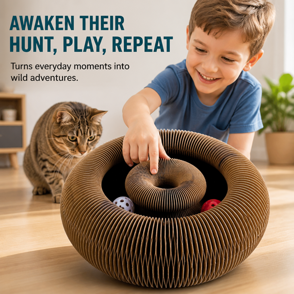 WhiskerWalk™ — Ignite Your Cat’s Wild Side with Endless, Thrilling Play