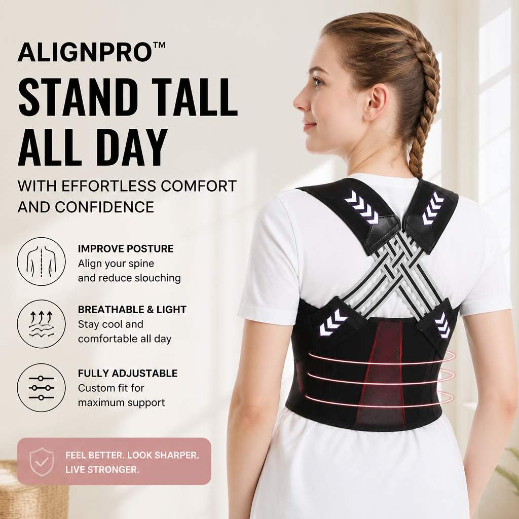 AlignPro™ — Stand Tall All Day with Effortless Comfort and Confidence