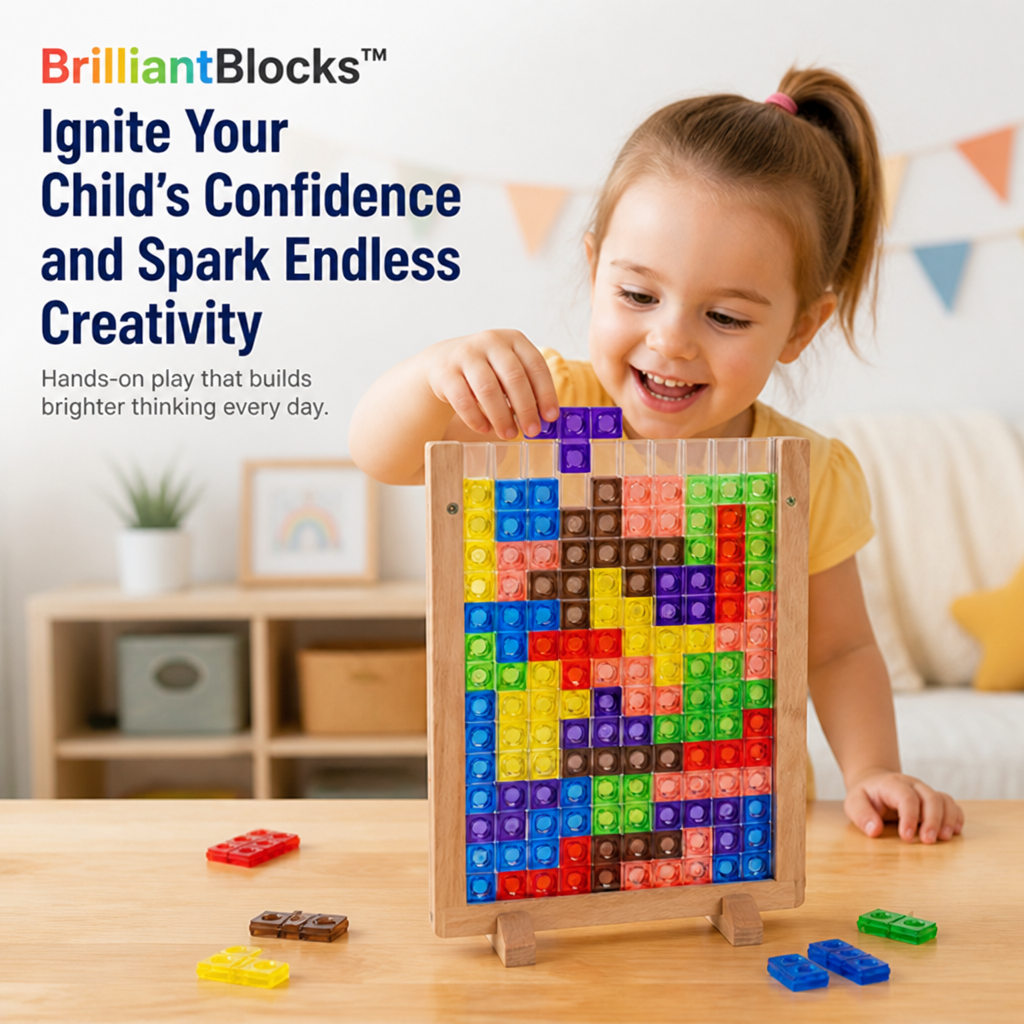 BrilliantBlocks™ — Ignite Your Child’s Confidence and Spark Endless Creativity