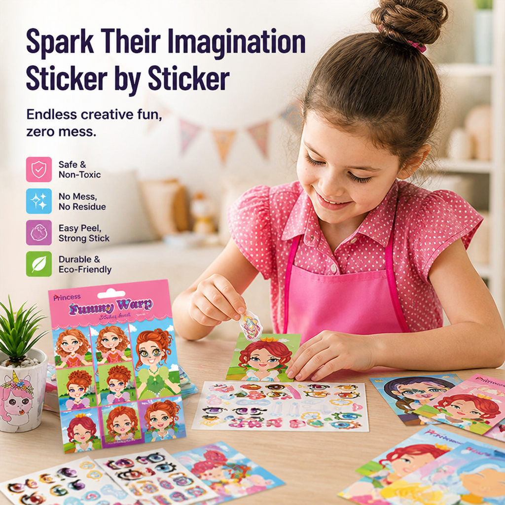 BriteNest™ — Ignite Your Toddler’s Creative Genius with Mess-Free Sticker Magic