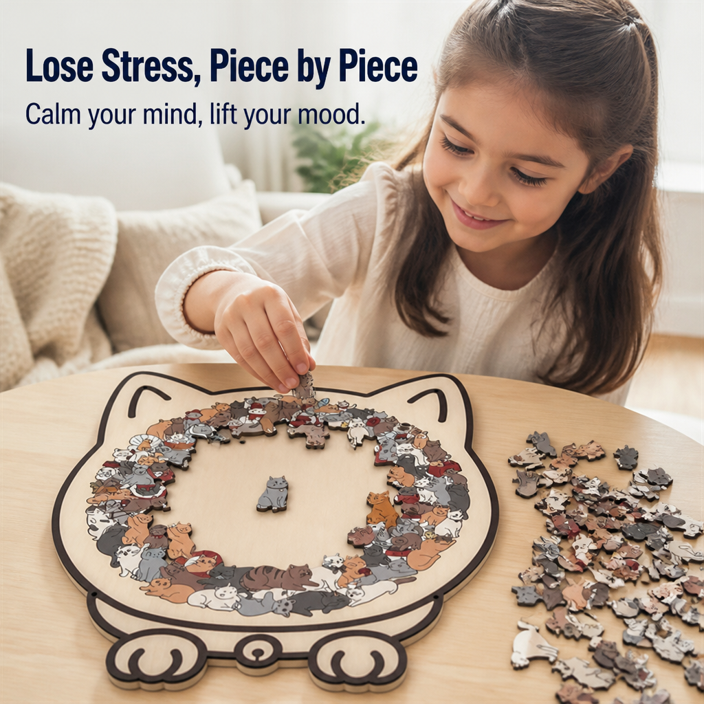 FelineFlow™ — Lose Stress and Unlock Calm with Every Stunning Cat-Shaped Piece