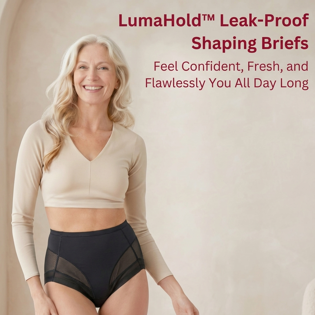 LumaHold™ Leak-Proof Shaping Briefs — Feel Confident, Fresh, and Flawlessly You All Day Long