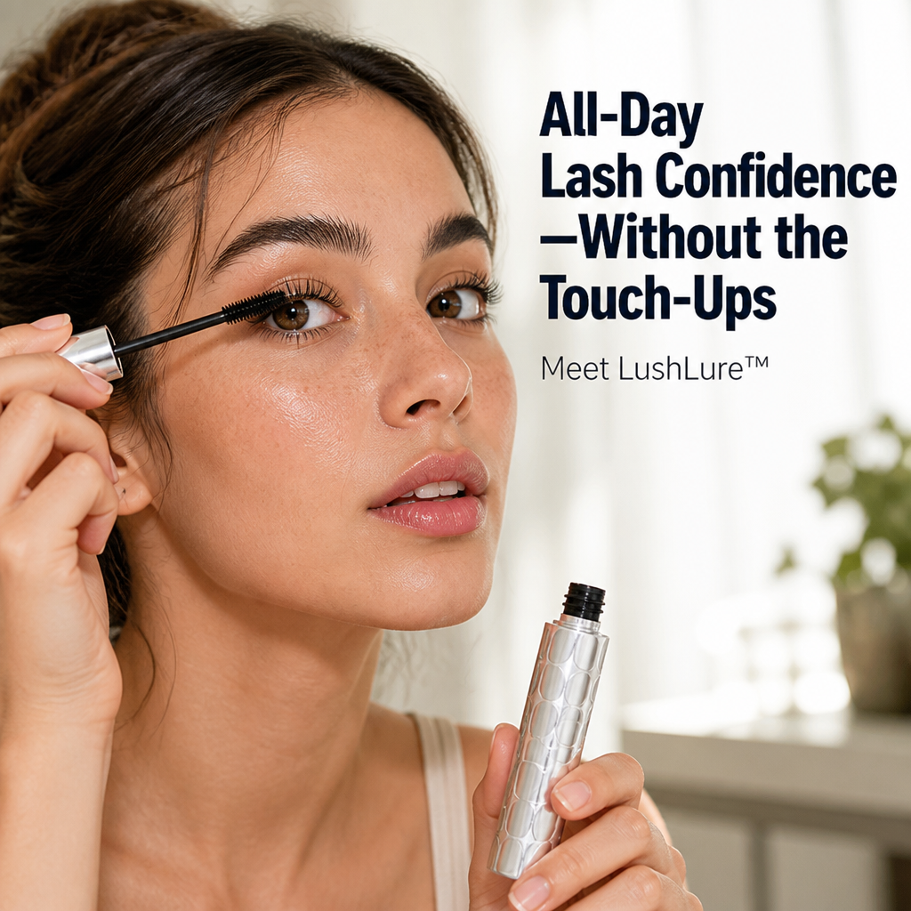 LushLure™ — Flaunt Naturally Full, Feather-Light Lashes That Last All Day