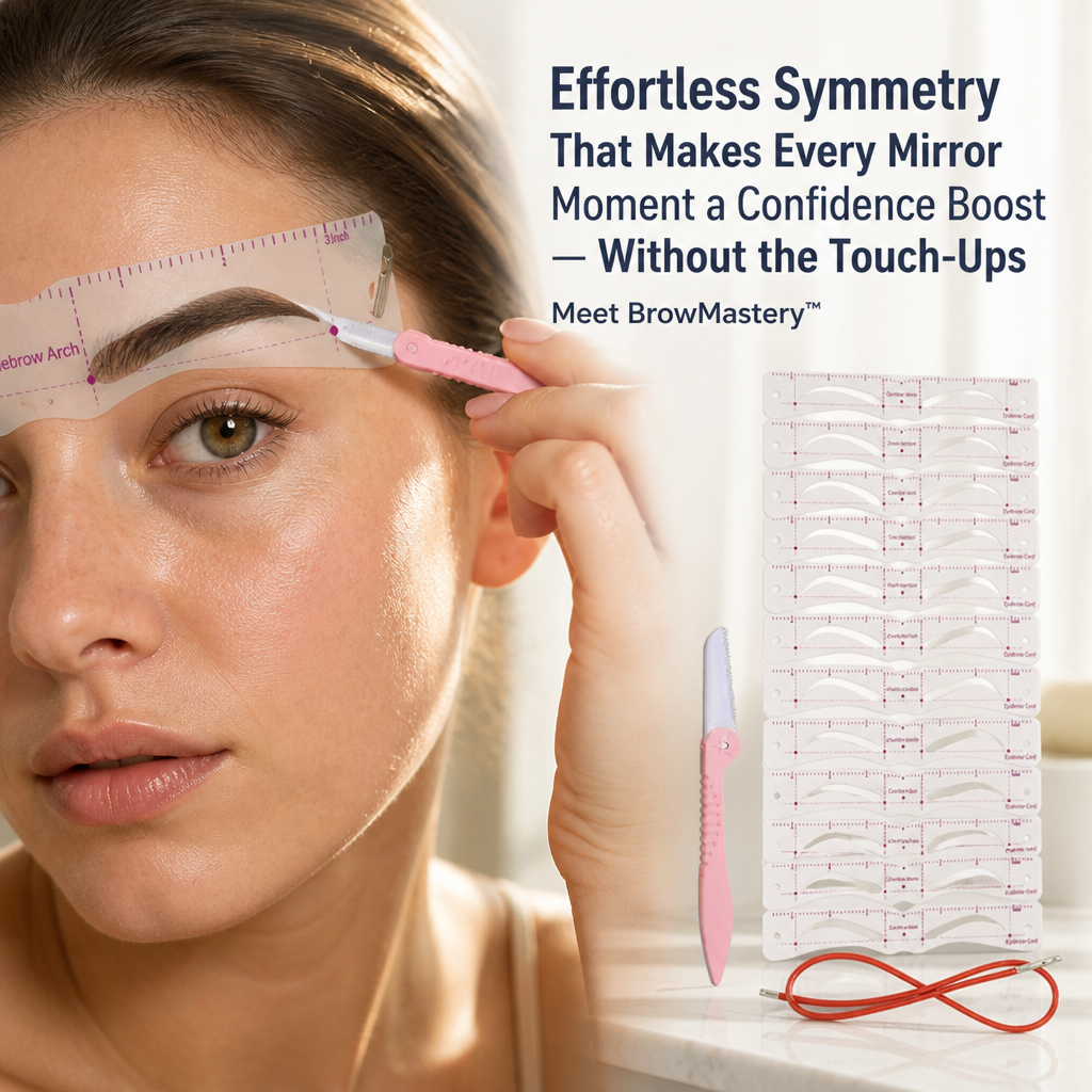 BrowMastery™ — Effortless Symmetry That Makes Every Mirror Moment a Confidence Boost