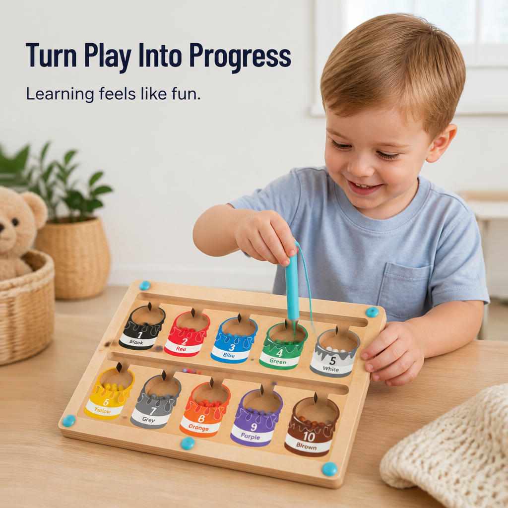 MagniMaze™ — Ignite Your Child’s Confidence With Every Colorful, Magnetic Adventure